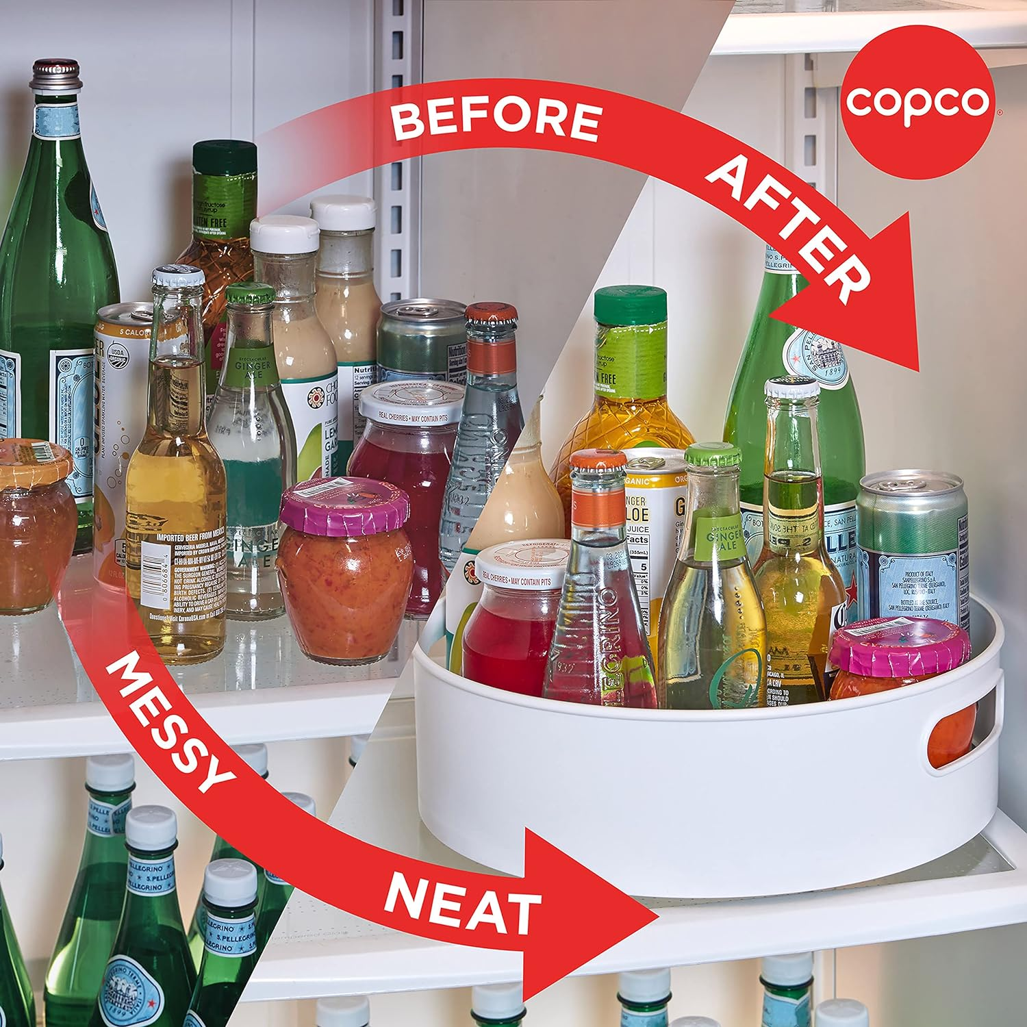 Copco Non-Skid Storage Turntable, 12-Inch, Gray image number 4