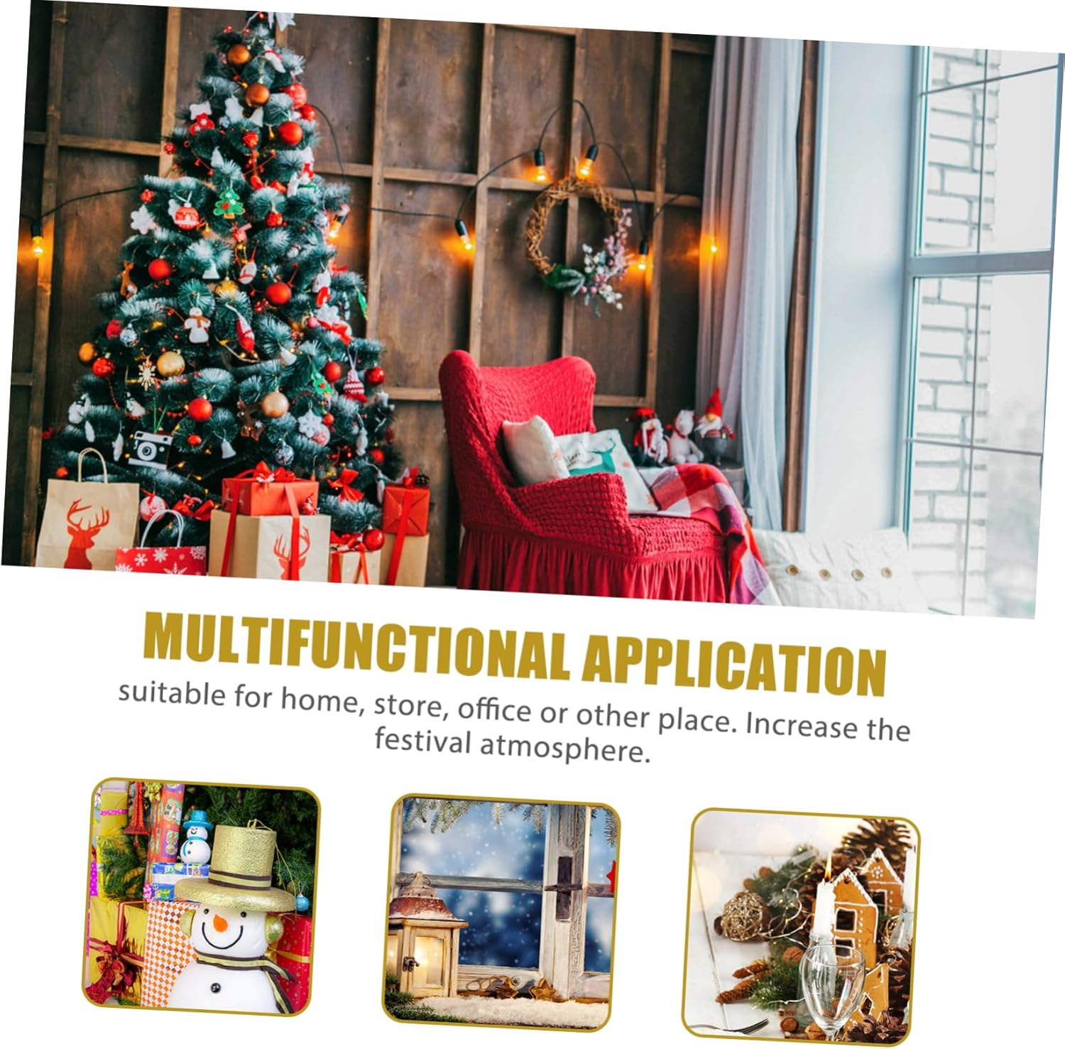 Felt Small Christmas Tree Ornament for Desktop Window Display for Home and Festival Decoration Festive Xmas Adornment for Indoor Settings image number 1