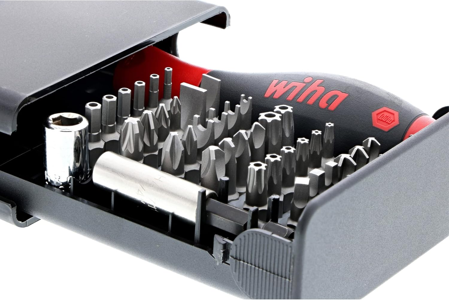 Wiha 71990 Security Bits Collector 39 Piece Set, Multicolour, One Size image number 2