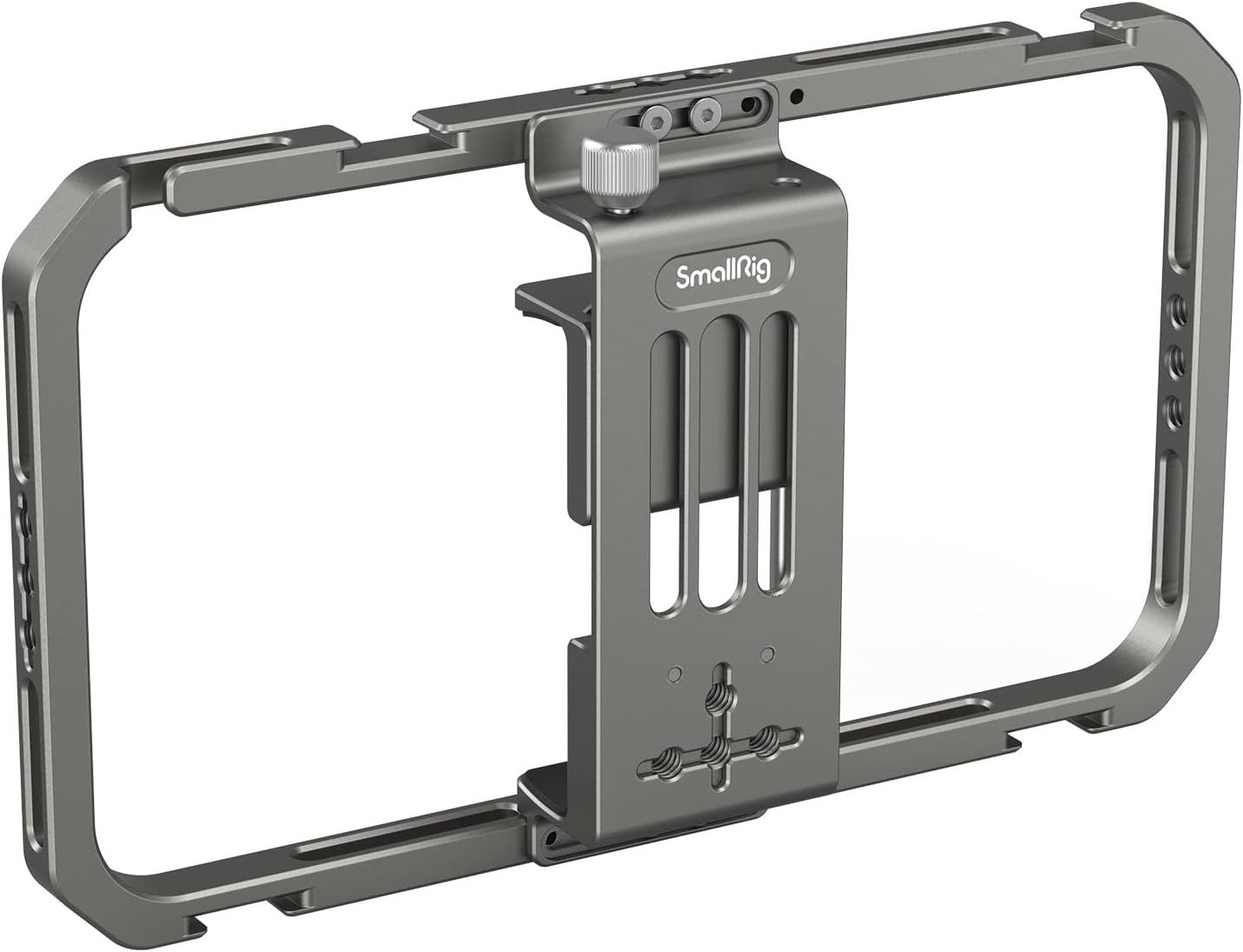 Smallrig Universal Smartphone Video Rig for Iphone for Samsung, Filmmaking Vlogging Rig Aluminium Alloy Phone Video Cage Grip with Cold Shoe Mount for Videomaker Videographer - 2791 image number 6