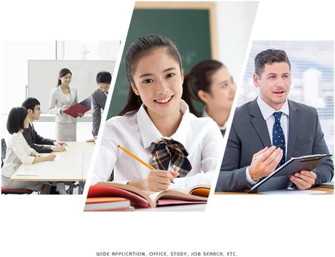 30Pcs A4 Cut Flush Folders, Betterjonny 180&Mu;m L Shape Transparent File Cover Plastic Top & Side Open Document Wallet for School Office White image number 3