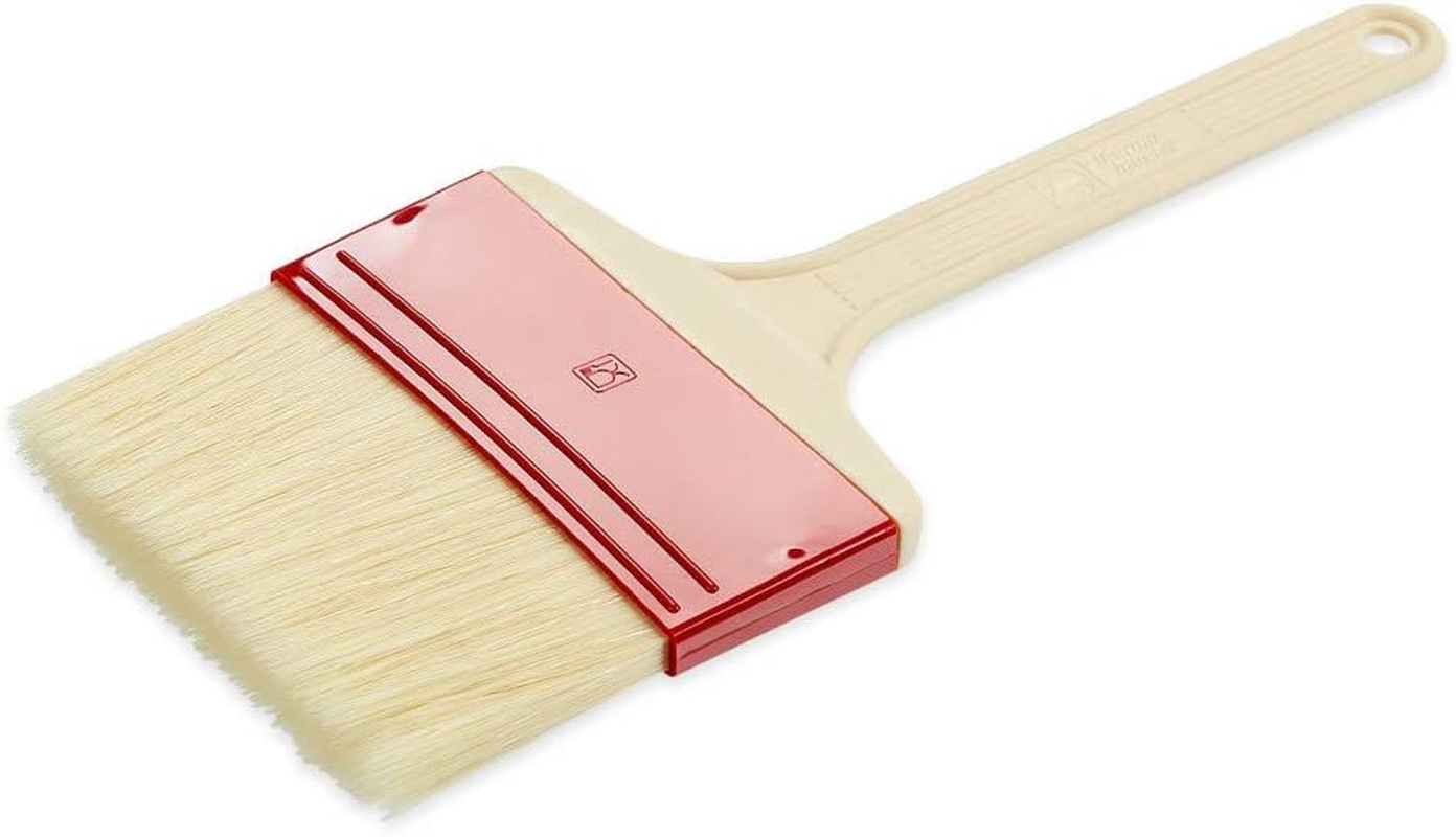 Brush with Blue Polyester Bristles. Width 7.5 Cm. Bristle Length: Approx. 4 Cm. Natural Bristles. Handle: PA Plastic Reinforced with Fibreglass, Natural Bristles, Breite 10 Cm image number 4