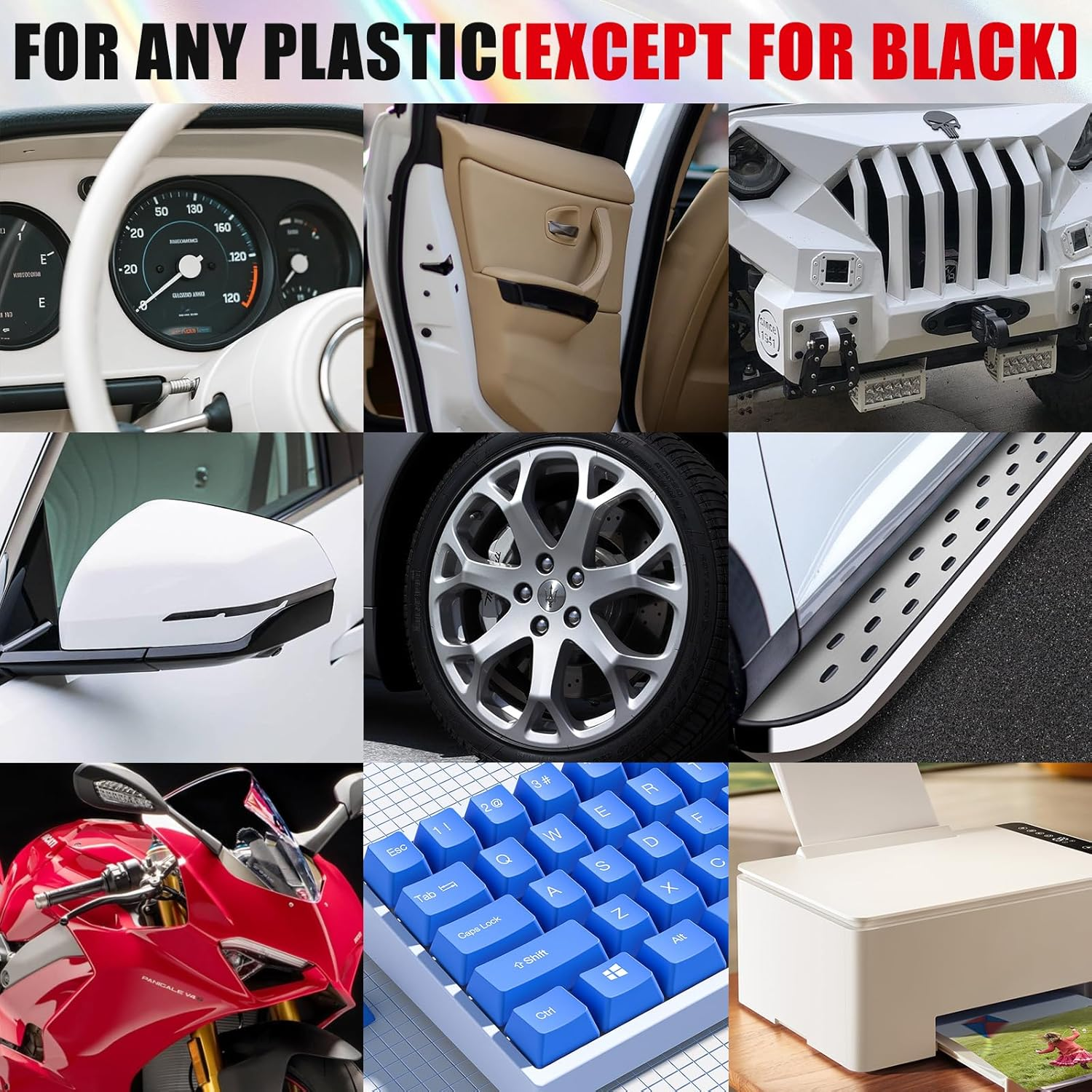 Cenozo Plastic Care, Colourless Plastic Care Restorer, Premium Waterproof Formula, Increase Shine & UV Resistant for Plastic Care, Car Plastic Polish for Any Colour (Except Black) image number 3