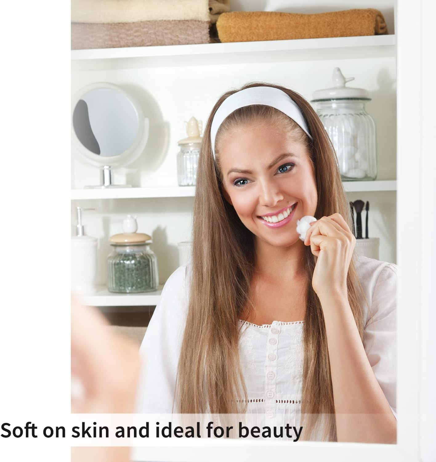 400Pk White Cotton Wool Balls &ndash; Organic Cotton Balls Made of 100% Pure Cotton &ndash; Super Soft and Fluffier Cotton Wool Balls Large &ndash; Suitable for All Skin Types image number 3