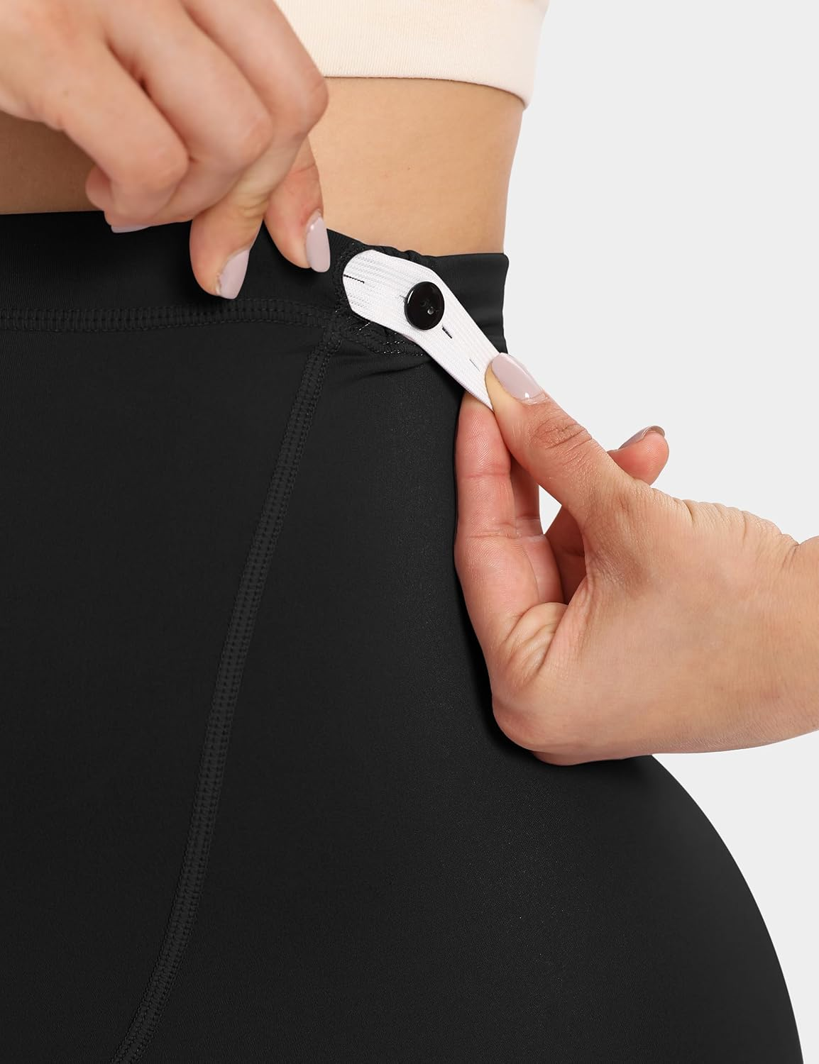 Buttergene Women'S Maternity Leggings over the Belly Maternity Yoga Pants Workout Pregnancy Leggings image number 3