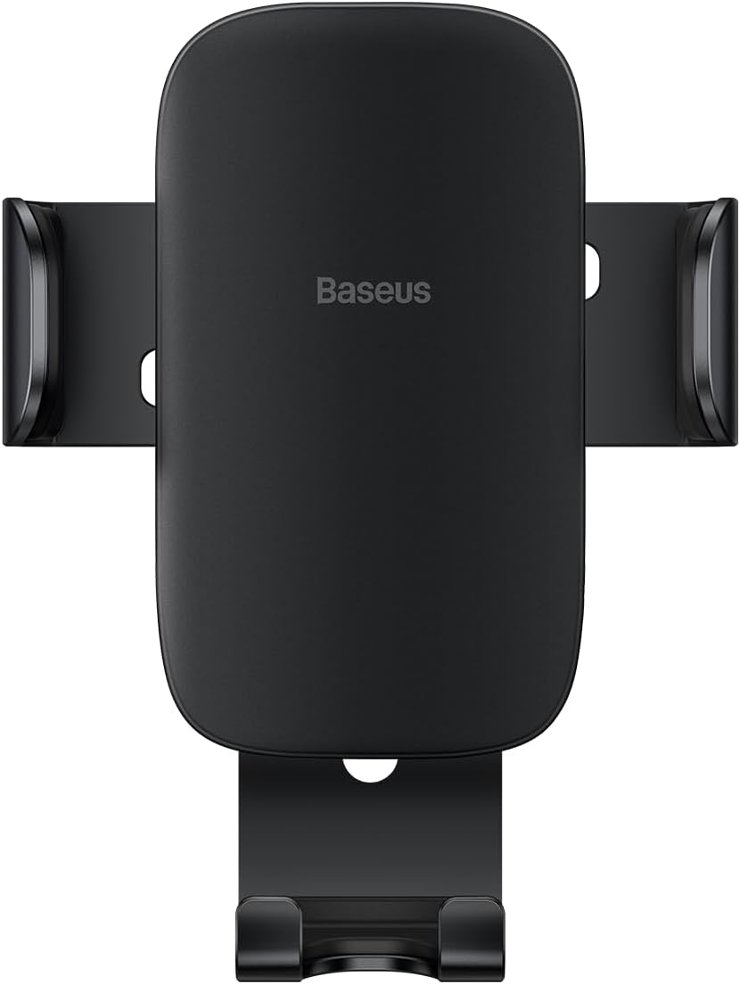 Baseus Car Mount Metal Age II - Gravity Lock for Vertical & Horizontal Vents, Black Steel Nut-Locking Mechanism Seiko Alloy Build (BS-CM028) image number 4