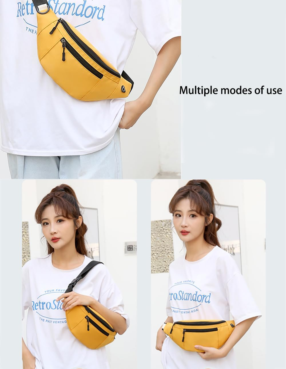 Pack for Men Women,Belt Bag, Crossbody Waist Bag Pack for Running, Walking,Travel, Cycling, Hiking Cycling,Easy Carry Card, Phone and Wallet