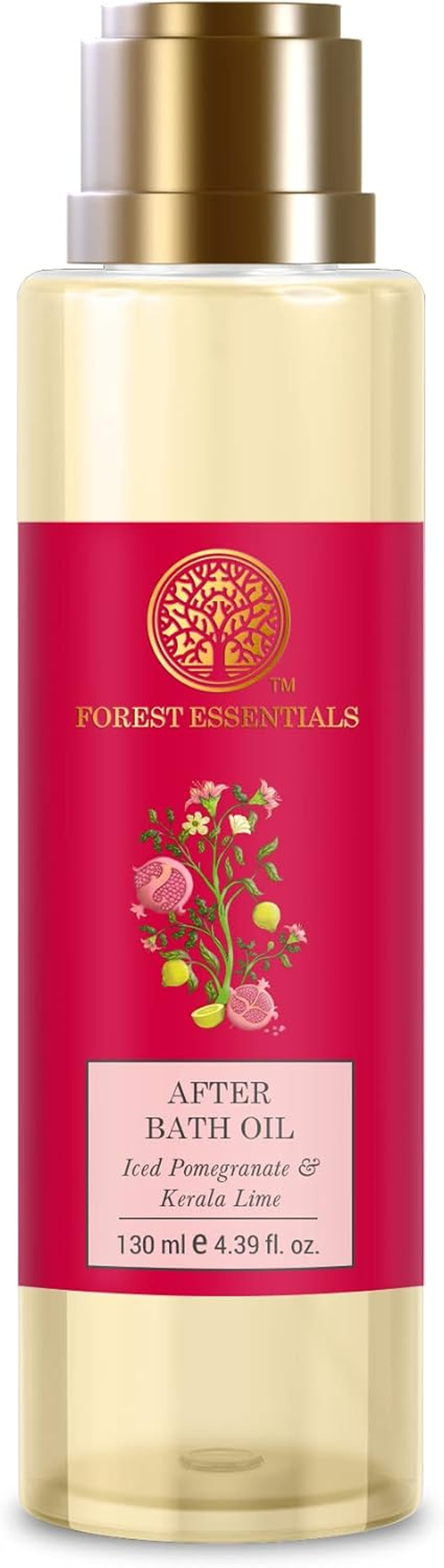Forest Essentials after Bath Oil Iced Pomegranate & Kerala Lime 130Ml (Body Oil)