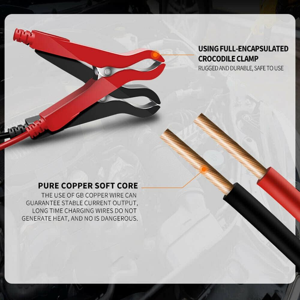 12V/24V 8A Smart Car Battery Charger LCD Automatic Repair 4WD Boat Caravan Truck image number 4