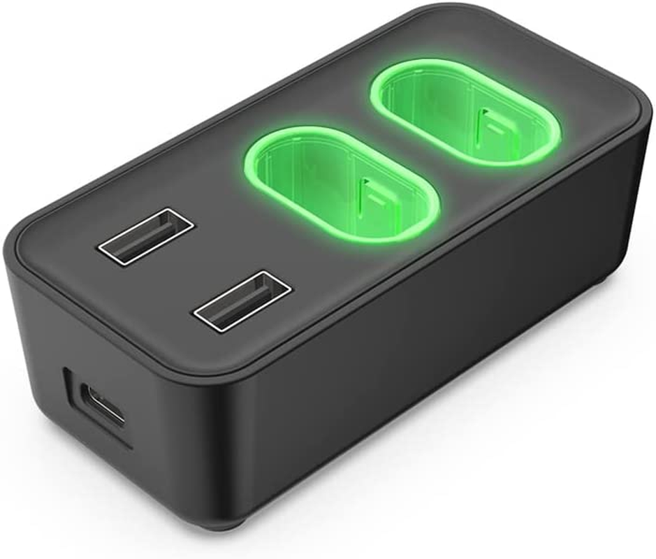 Charger for Xbox Series X/S Controller Battery Pack, 2X800Mah USB Rechargeable Xbox One Controller Battery Charger Station Kit with Led Indicator for Xbox One S/X/Xbox Series S/X(2X800Ma) image number 2