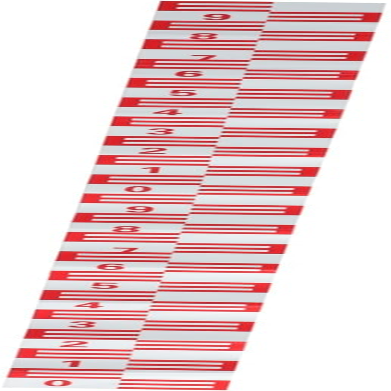 UKCOCO Reflective Self-Adhesive Water Level Gauge for Pools Corrosion-Resistant Swimming Pool Water Level Indicator Easy to Read Sticker image number 3