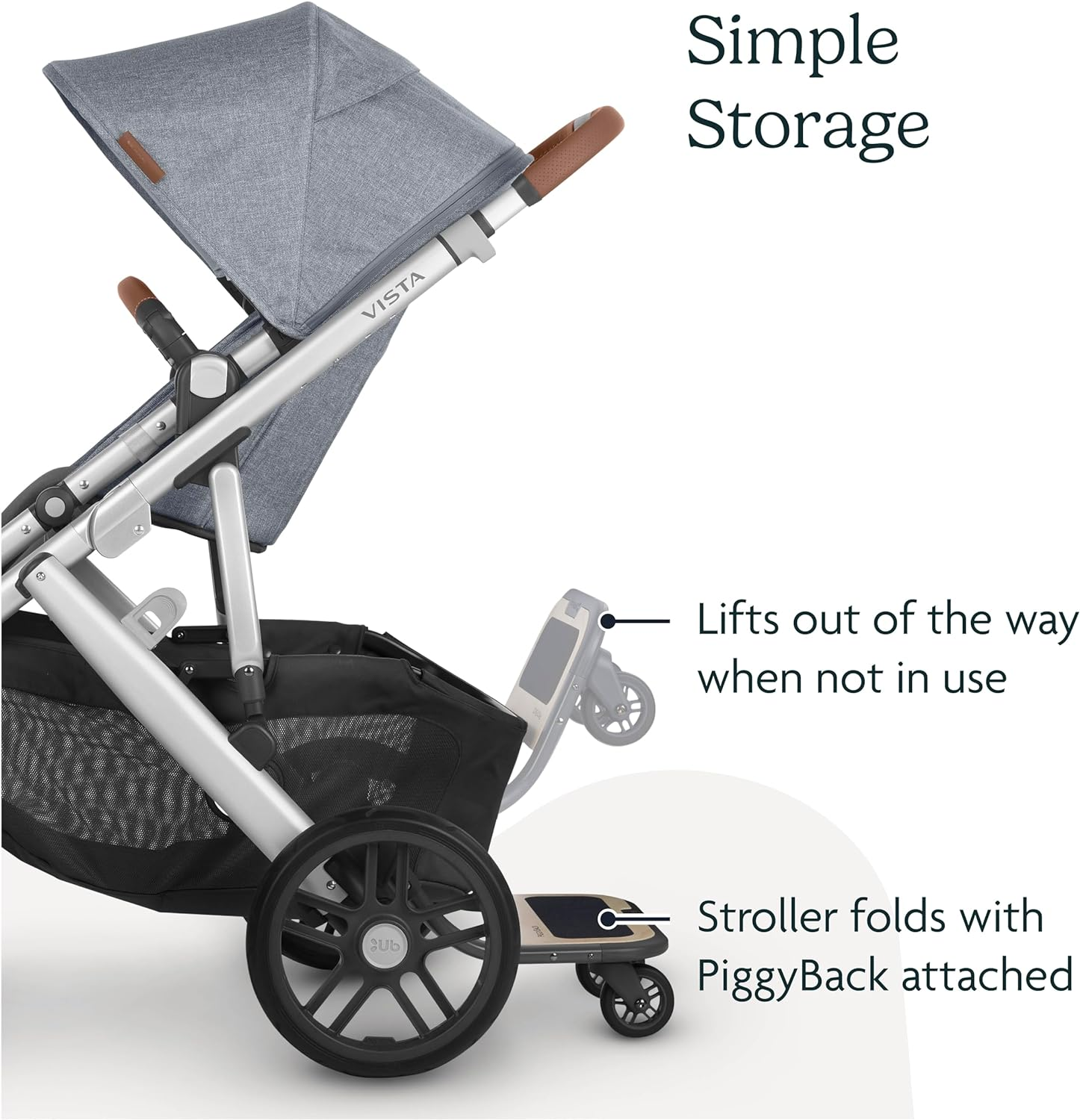 Uppababy Vista Piggyback Ride-Along Board image number 3