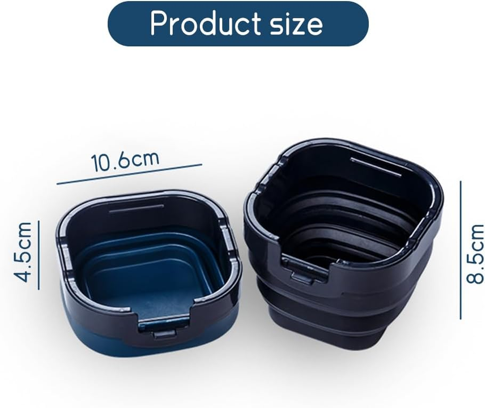 2PCS Airtight Paints Saver Storage Palette Box, 16 Well Palette Box with Lid, Include Paint Brush Basin, Portable Paint Saver for Acrylic,Perfect for Gouache, Acrylic, Watercolor image number 3