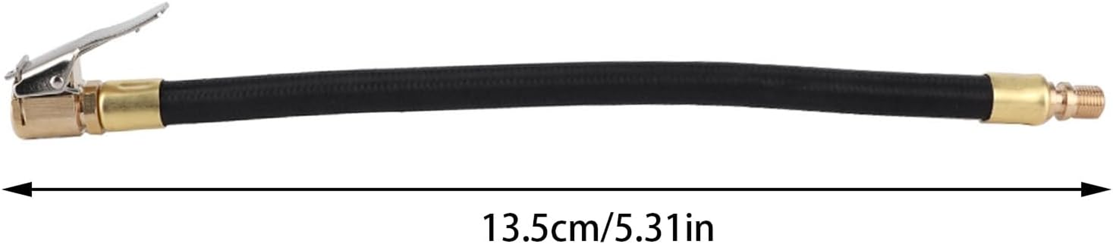 Tire Inflator Extension Tube, Quick Inflation Adapter with Metal Chuck for Car Motorcycle Bike, for Valve image number 4