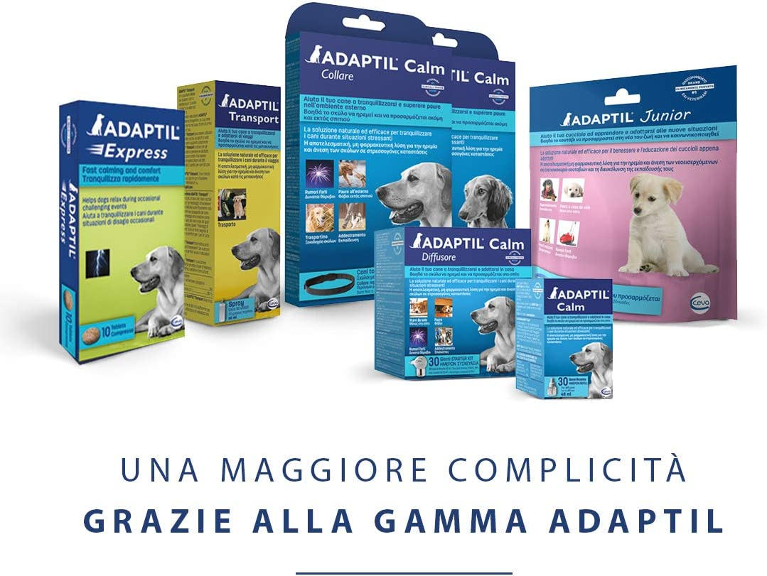 ADAPTIL Calm Calming Collar for Dogs, M/L, Medium and Large Dogs, Calming Pheromones, Stress Relief for Hyperactive, Anxious Dogs, Relaxation for Dogs, Travel and Stressful image number 6