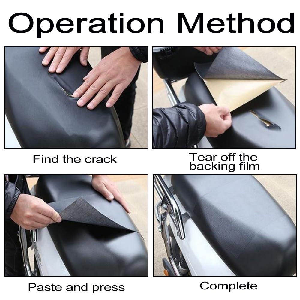 2Pcs Adhesive Leather Repair Patch &ndash; 7.87"&times;11.81" Self-Stick Leather Repair Tape for Furniture, Car Seats, Sofas, Couch, Jackets & More &ndash; Durable & Easy to Apply image number 1