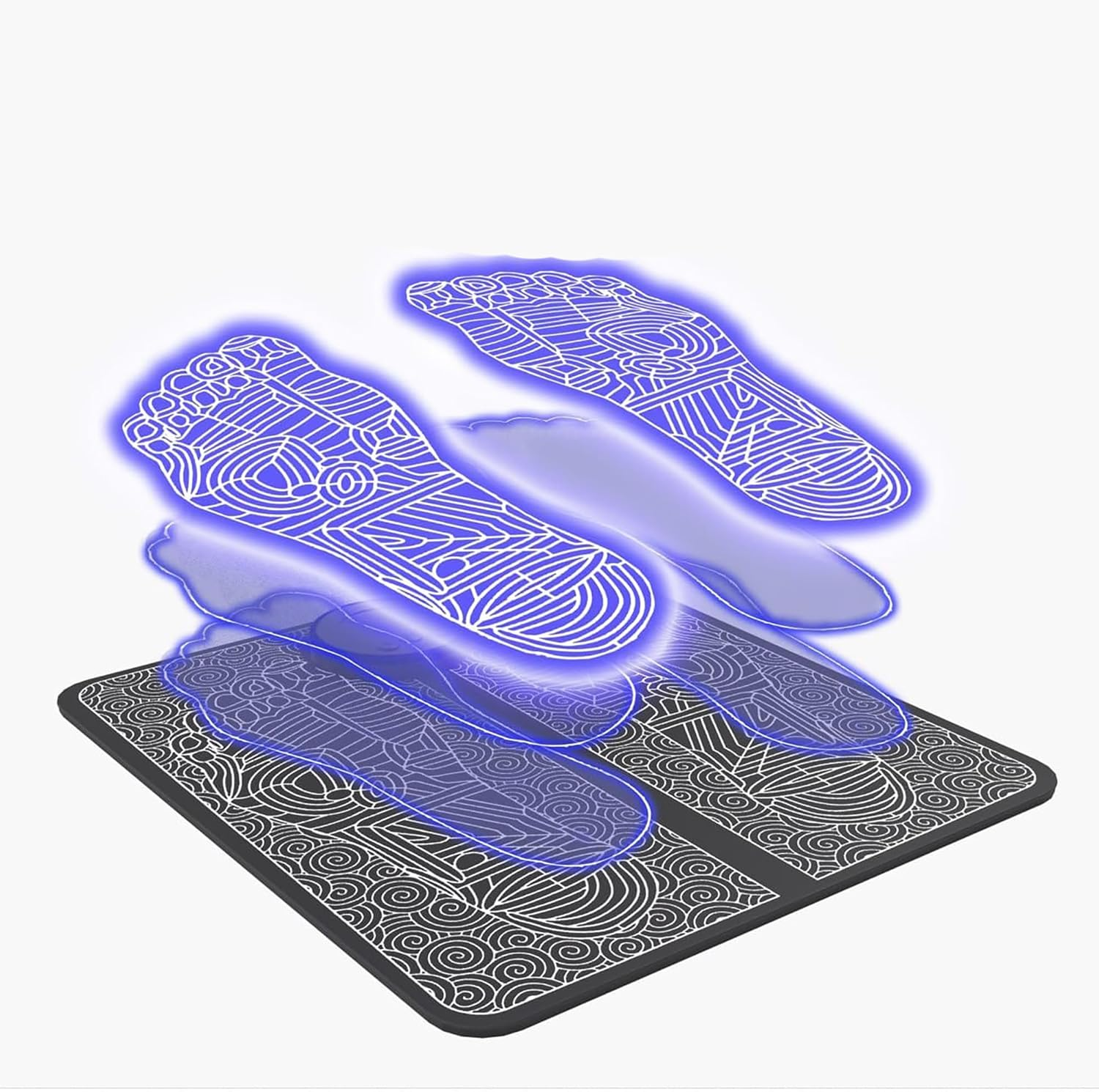EMS Foot Massager Mat,Foot Stimulator Massager Pad&ndash;Improved Circulation and Pain Plantar Fasciitis Relief, Muscle Relaxation, Foldable Legs & Feet Massager image number 3