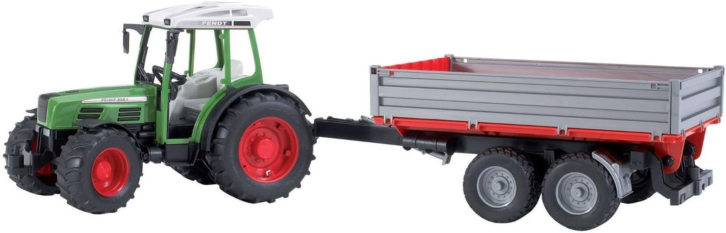 Bruder Fendt 209 S Tractor with Tipping Trailer 1:16 Scale 02104 image number 2