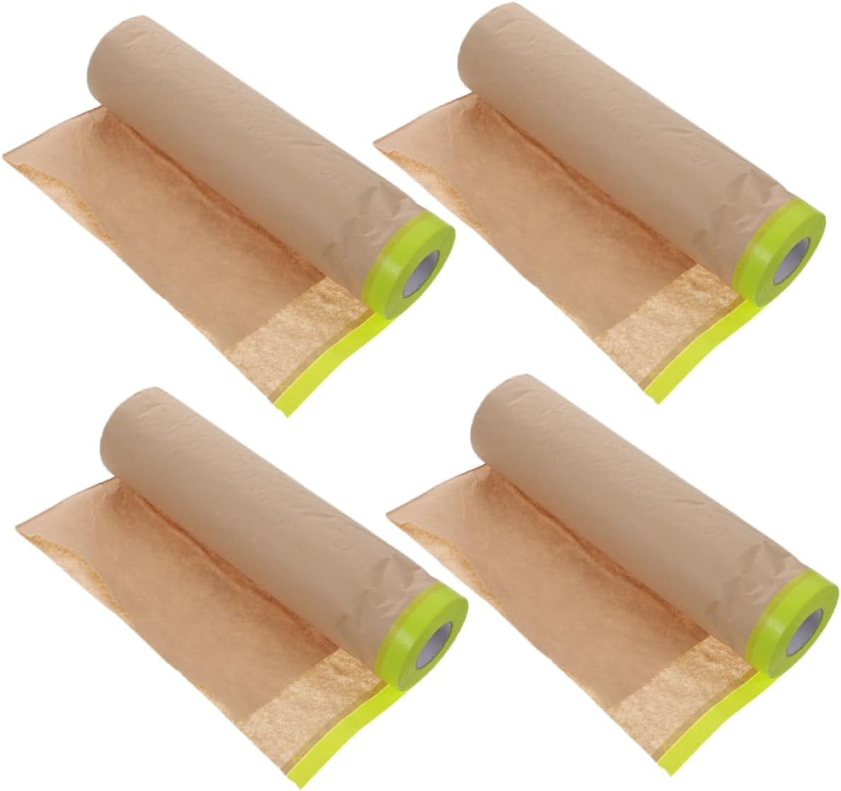 4 Rolls Masking Film Template Automotive Motorcycle Airbrush Graphics Masking Paper Protection Paper Painters image number 2