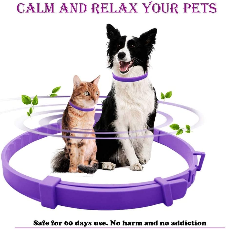 Lopnord Calming Collar for Cats, Adjustable Reduce Relieve Anxiety Pheromone Keep Pet Lasting Natural Calm, Safe and Waterproof Pheromones Cat Collars Calming (Pack of 3) image number 4