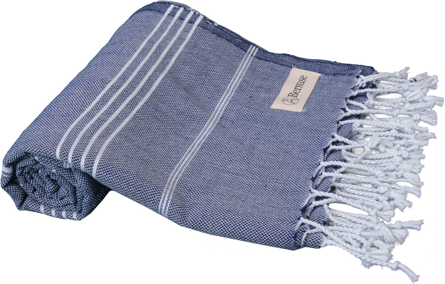 Bersuse 100% Cotton Anatolia Turkish Towel - 37X70 Inches, Aqua