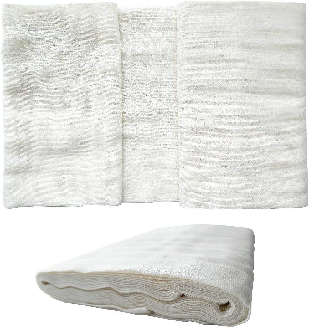 Auxin,Cheesecloth 【Grade 50】【0.9X4.57M&sup2;】,100% Cotton Reusable Cheese Cloths for Milk Strainer/Kombucha/Iced Coffee/Wine Making,Unbleached Cooking Muslin image number 4