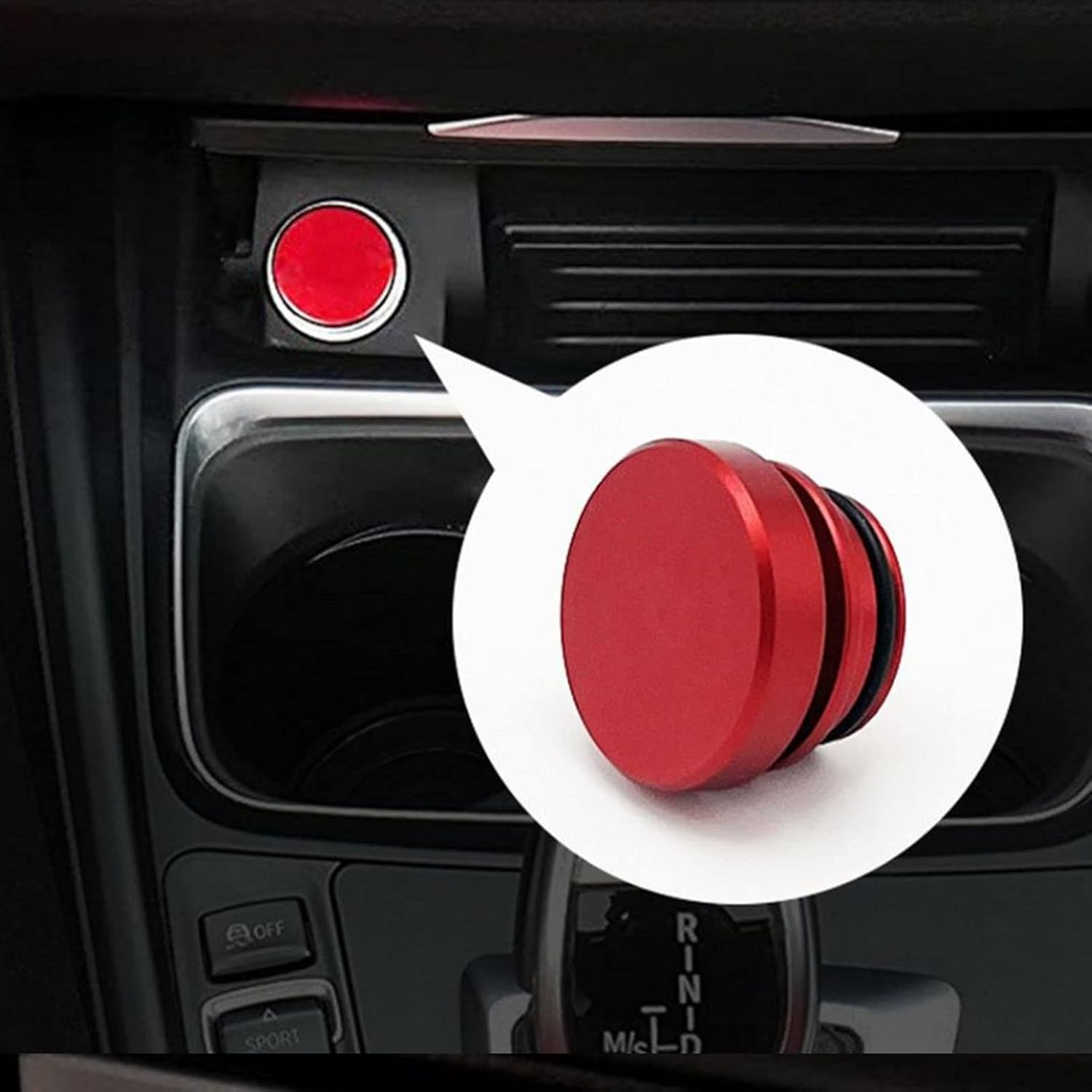 2PCS Universal Cigarette Lighter Dust Plug, Dustproof Waterproof Car Lighter Cover, Vehicle Lighter Socket Cover Cap Universal for Vehicles with 12V Accessory Plugs image number 2