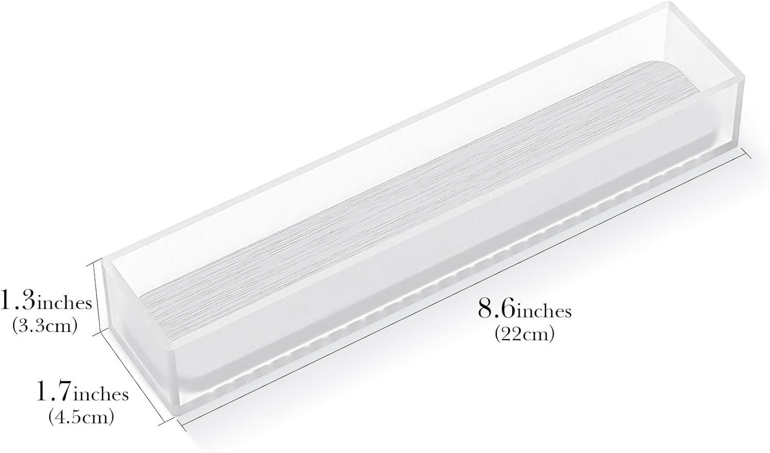 Linkidea Acrylic Toothbrush Holder with Drainage Hole, Bathroom Drawer Organizer with Drying Diatomite Stone, Compatible with Extra Clean, Oral-B Crossaction Toothbrush