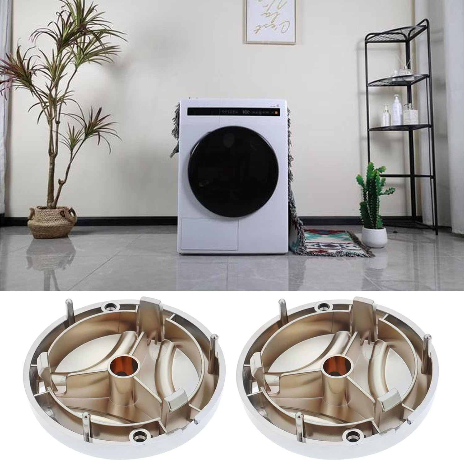 Ecsing 2Pcs Washer Pulsator Cap Replacement Part 5006EA3009B 5006EA3009A 5006EA3009C Compatible with Ken-More Compatible with LG image number 3