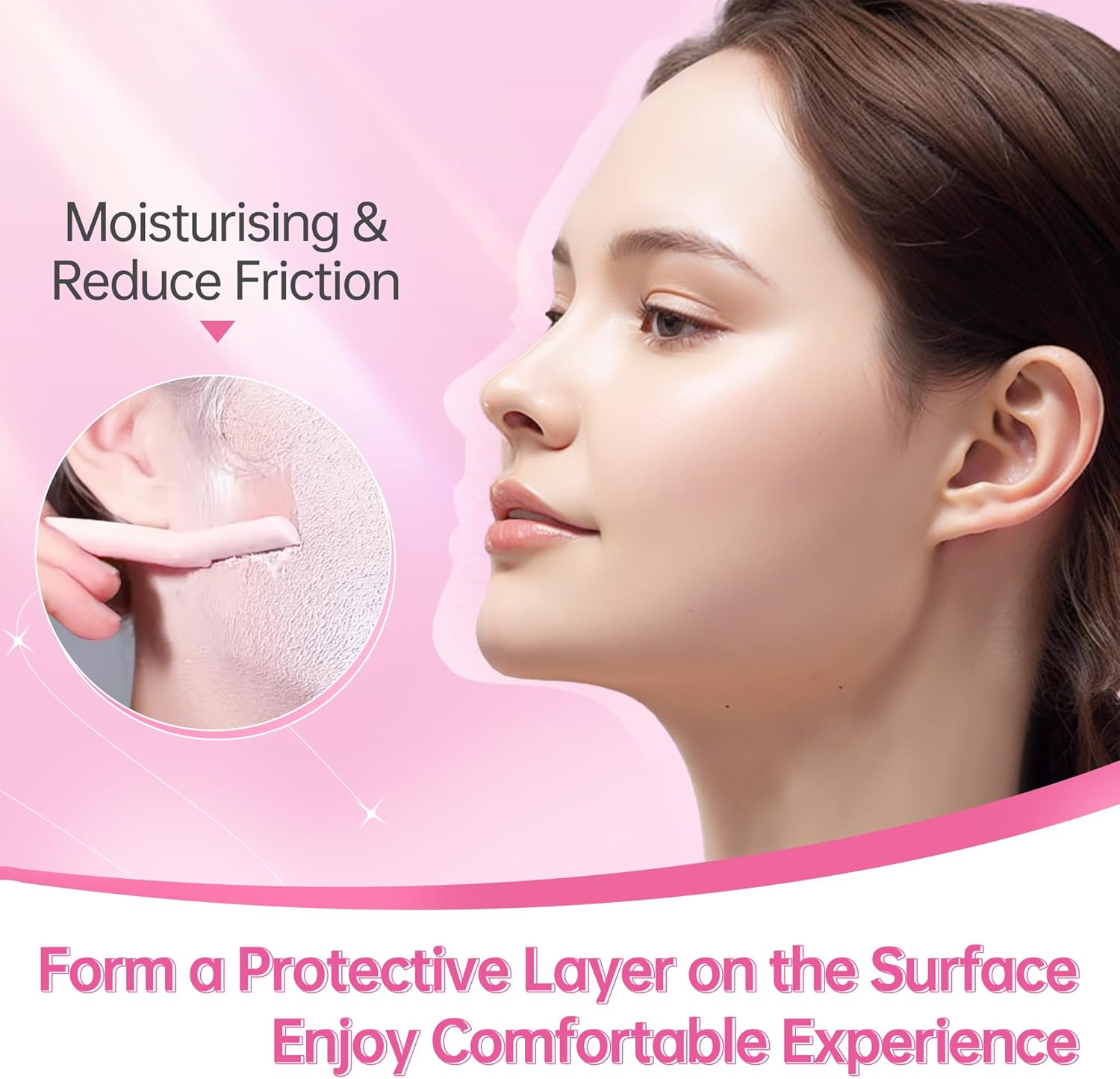 100Ml Hair Identifier Spray for Face Shaving, 100Ml with 5 Face Razor, Skin Body Hair Identifier Facial Spray Comfortable Grip Shavers and Dermaplaning Spray Set image number 3