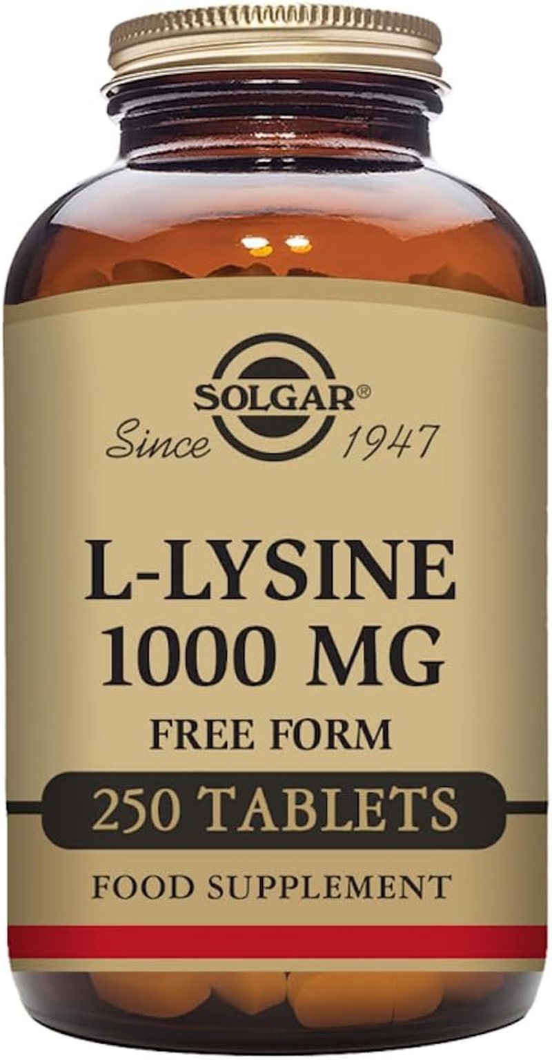 Solgar L-Lysine 1000 Mg, 250 Tablets image number 2