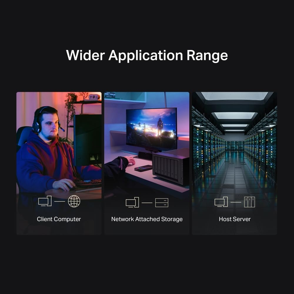 Mercusys 2.5 Gigabit Pcle Network Adapter, Versatile Compatibility, Wake-On-Lan, Energy-Efficient Ethernet, Lag-Free Gaming, 4K Streaming, Supports Windows, Windows Servers, and Linux (MA310E) image number 3