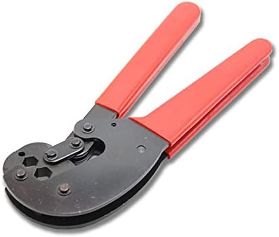 ZONADA Hex Crimping Tool Heavy Duty Carton Steel Hand Crimping Tool F-Type Connector Aerial Coaxial Pliers F-Connectors F-59/6/11 RG59, RG62, RG6 Satellite TV Cable Screw Crimp