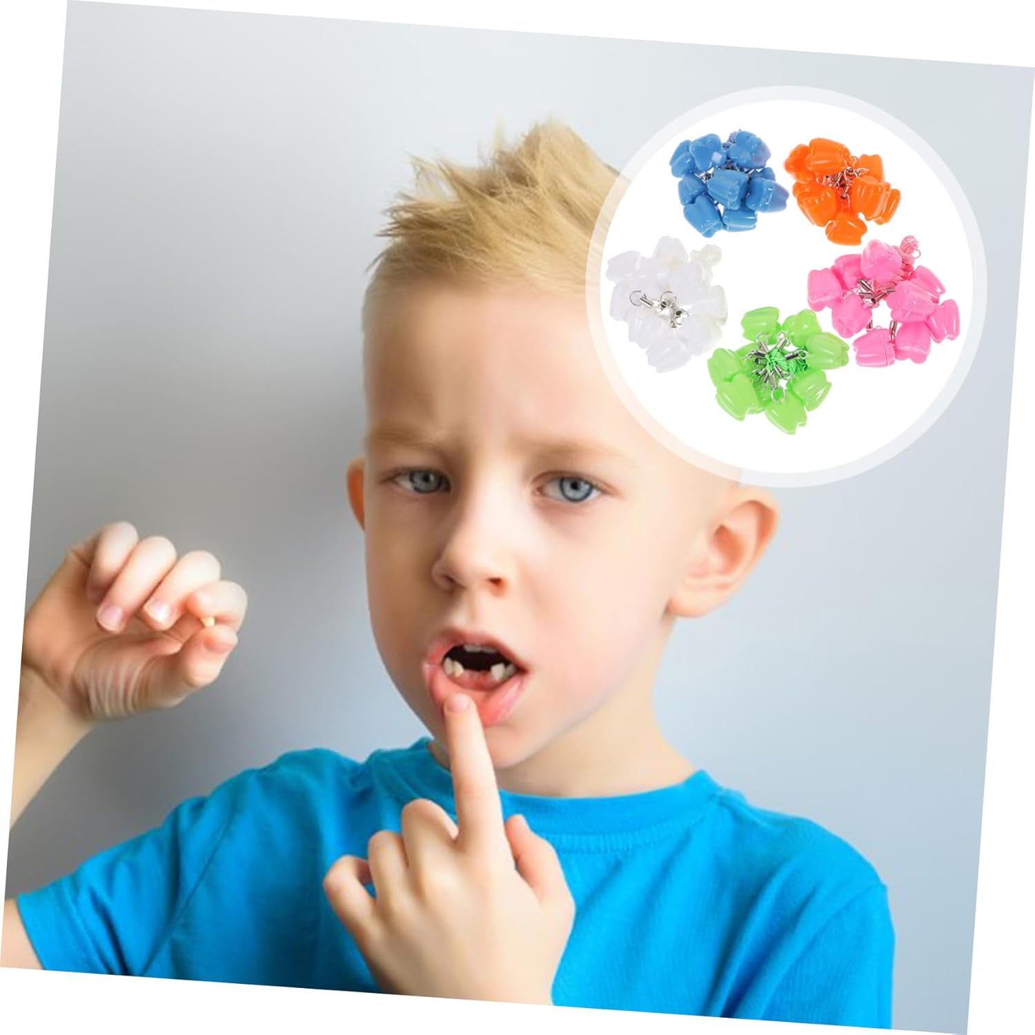 50Pcs Tooth Case Organizer Keepsake Box for Storing Milk Teeth Durable Storage for Boys Lightweight Convenient Tooth Saver image number 3