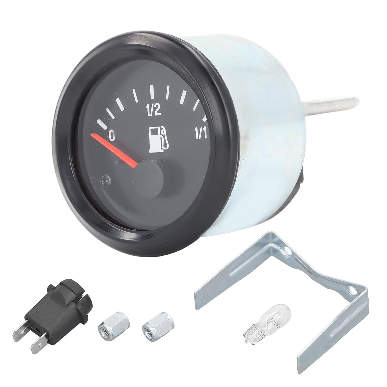 52Mm Fuel Gauge, High Accuracy Waterproof LED Fuel Level Gauge, Automotive Replacement Gauge, Fuel Gauge Kit for Car RV Truck Vehicle Motorcycle (24V) image number 3