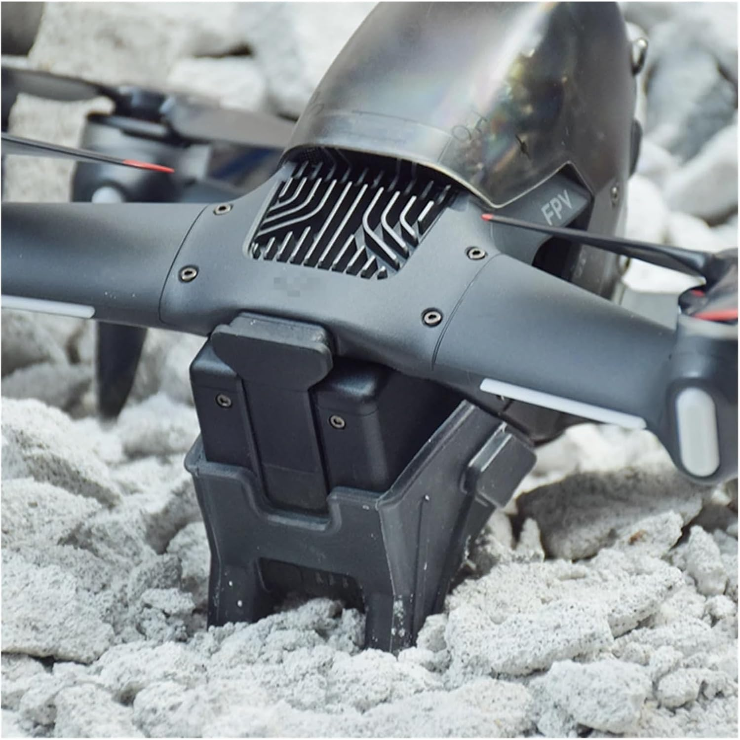 Extender Landing Gear Battery Protective Cover for FPV Combo Height Silicone Battery Foot Pad Dustproof Accessory image number 1