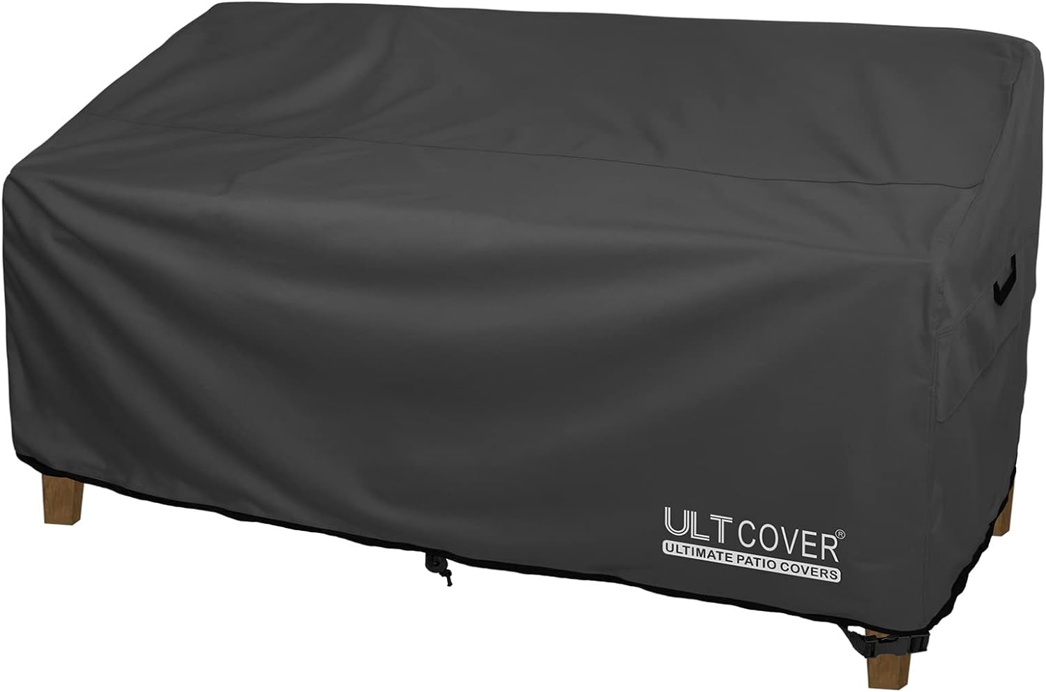 ULTCOVER Waterproof Outdoor Deep Seat Sofa Bench Cover 90W X 40D X 35H Inch Patio Furniture Couch Cover