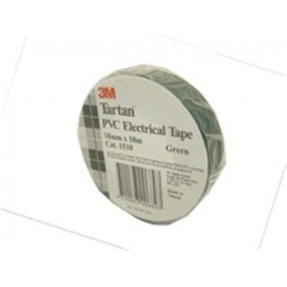 3M AT010575309 Tartan Electrical Tape White 18Mm X 18M