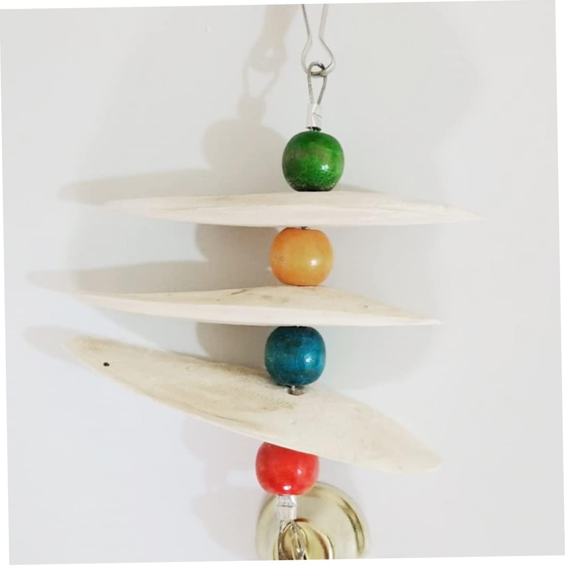 Parakeets Cuttlebone, Bird Cuttlebone Chew Toy Parrot Cuttlefish Bones Natural Safety Chewing Cuddle Bone 10PCS for Indoor image number 2