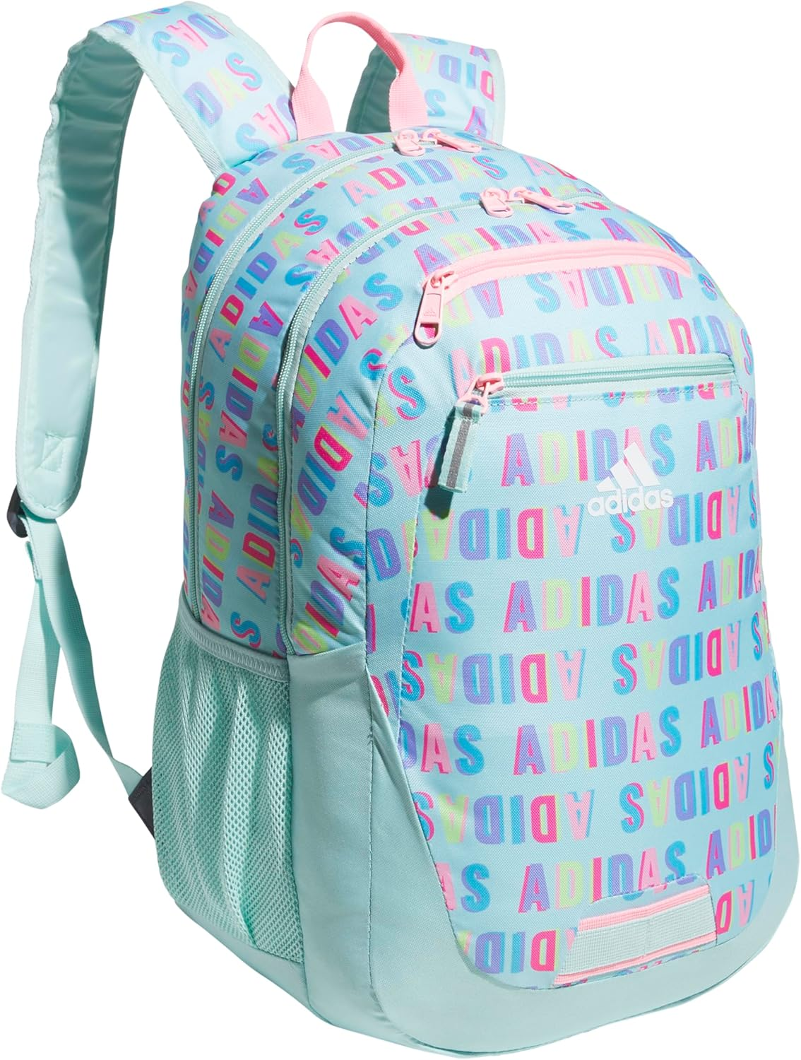 Adidas Foundation Backpack (38L) Durable Large Athletic Student Laptop Book Bag for Boys/Girls, Adi