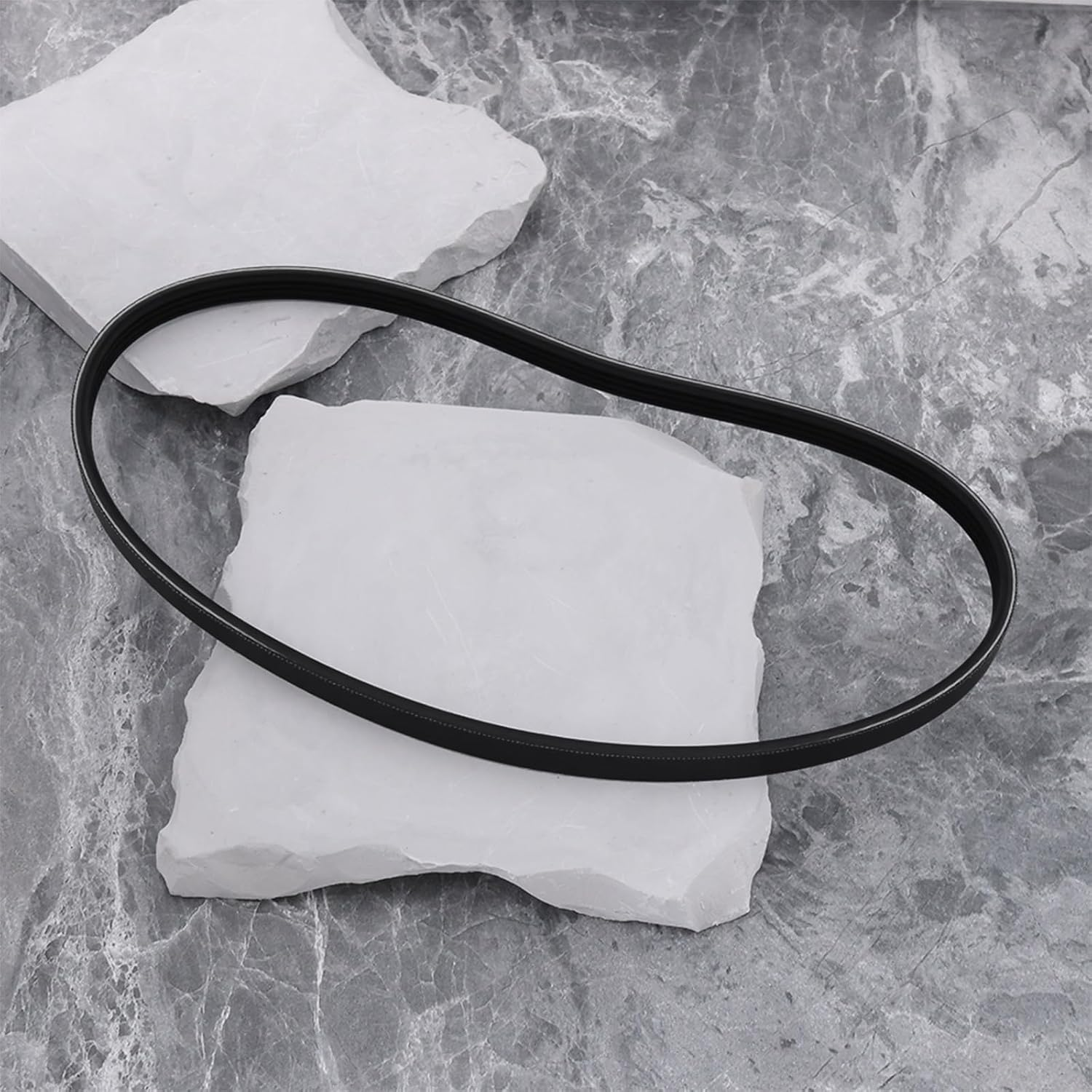 Ecsing 2Pcs Ribbed Drive Belt Bandsaw Belt Replacement 4Pj610 1-JL20020002 Compatible with Craftsman 119.224000 119.224010 24X0.37X0.13 Inch image number 1