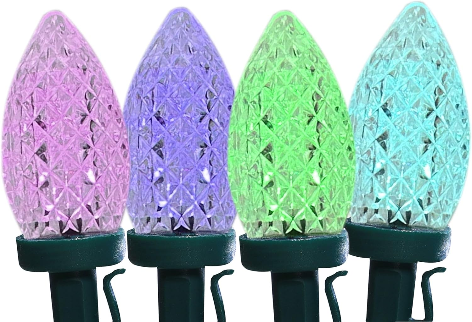 Lexi Lighting 50 Leds Large Pinecone Connectable Fairy Lights String, Candy, 9.8M Light Chain with 8 Functions Mode, Memory Hold, Classic Style for Traditional Xmas D&eacute;cor