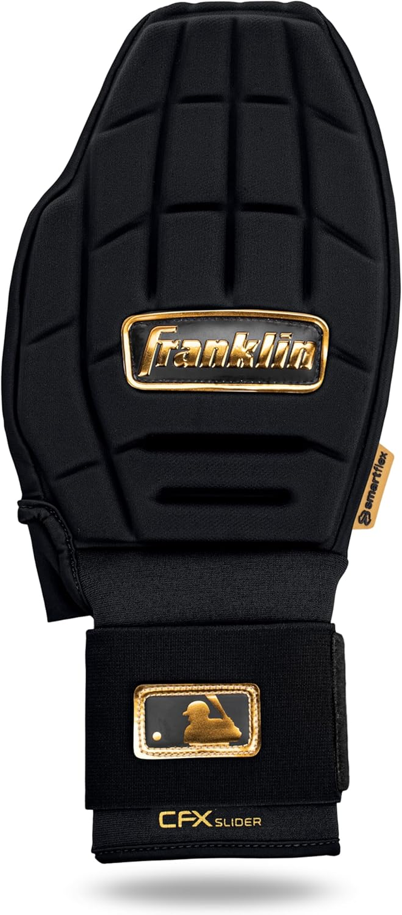 Franklin Sports MLB Baseball + Softball Sliding Mitt - CFX PRT Adult Protective Baserunning Sliding Glove - Left + Right Hand Mitt - Hand + Wrist Protector for Running