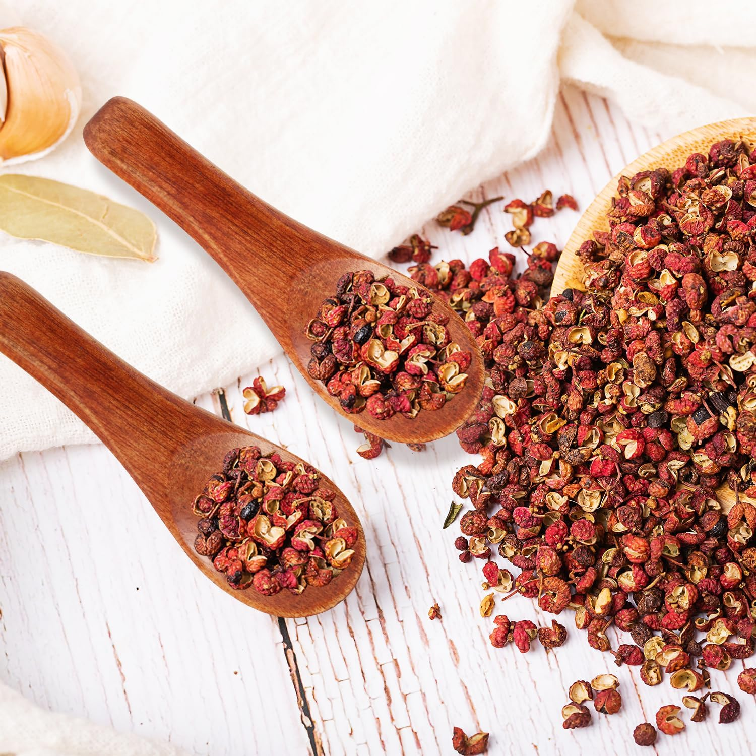 4 Handmade Wooden Spoons, 6 Cm Spice Spoons, Mini Wooden Spoons for Sauces Sugar Salt Spices Honey Mustard Kitchen