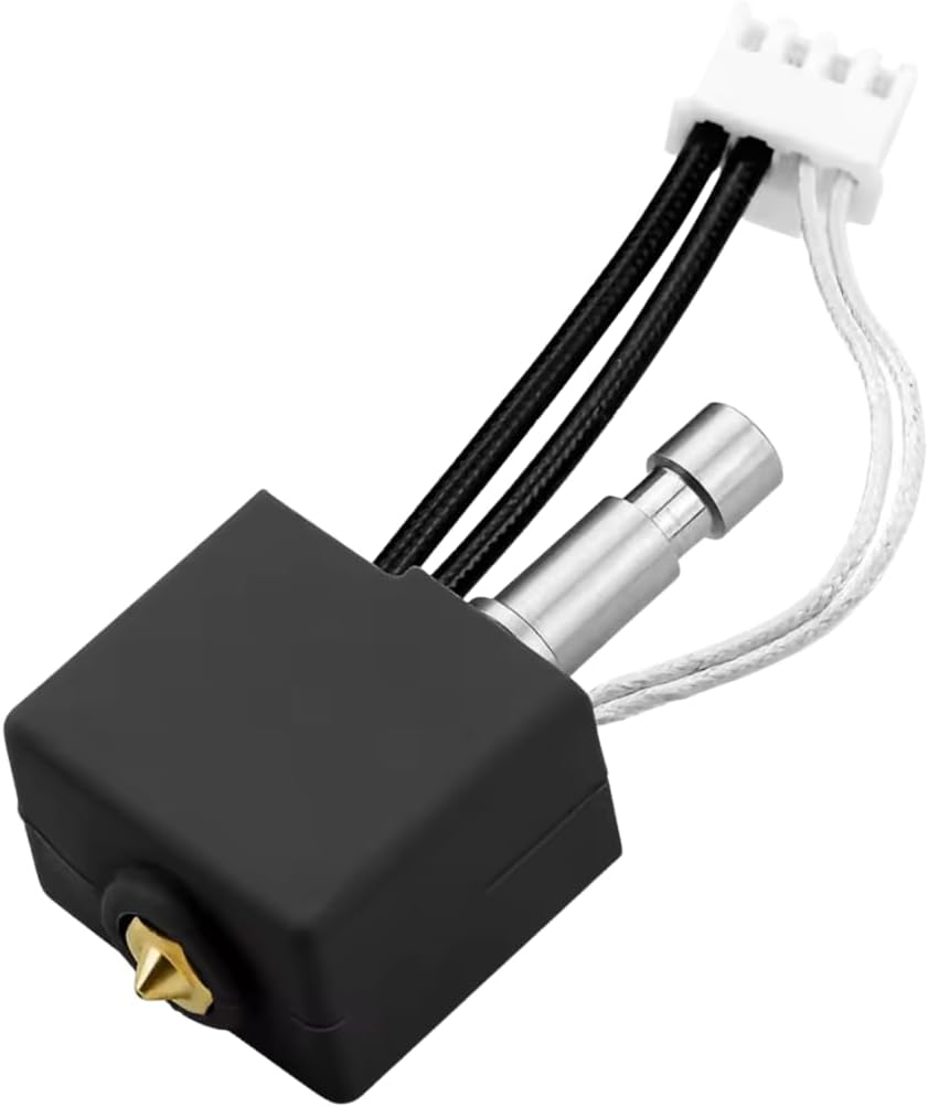 Kobra S1 Hotend for Anycubic, Hotend Heating Block Kit for Anycubic Kobra S1 S1C Hot End S1 Combo Brass Nozzle 0.4Mm Print Head 3D Printer Part