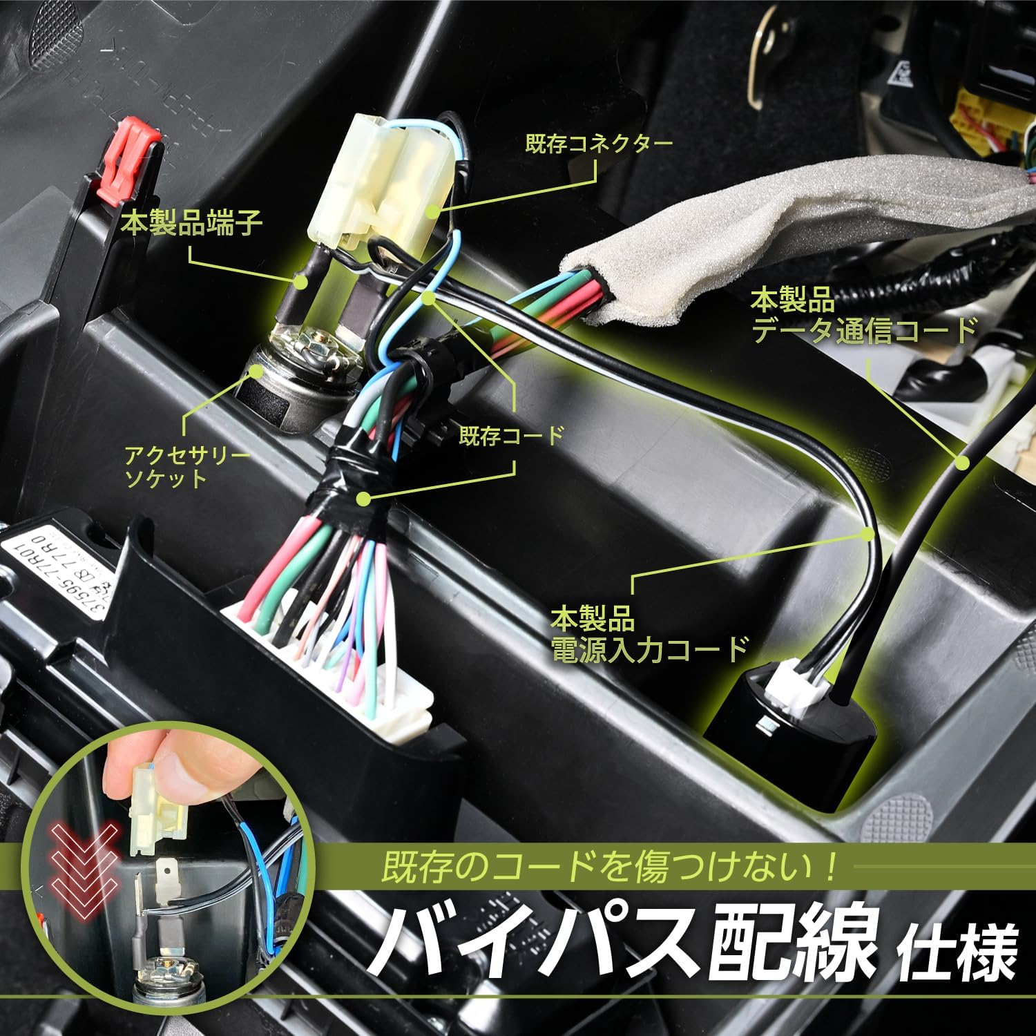 Seiwa Car Specific Product for Suzuki Jimny & Jimny Sierra (JB64/JB74) USB Type a Power Port + Data Communication Port IMP222 Reversible Auto Identification Genuine Color LED Dedicated Design image number 2