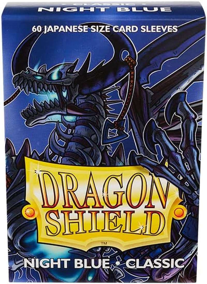 Dragon Shield Japanese DS60 Classic Card Sleeves, Night Blue image number 2