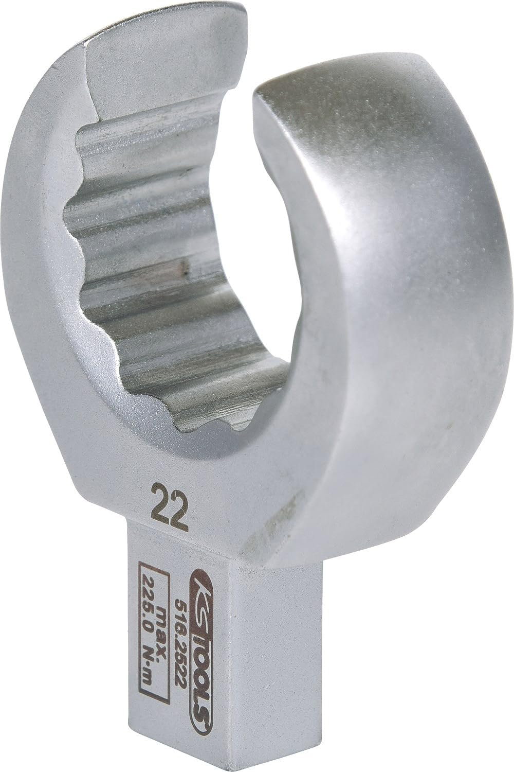 KS Tools 516.2522 9 X 12 Mm Mortise Ring Spanner Open, 22 Mm image number 2