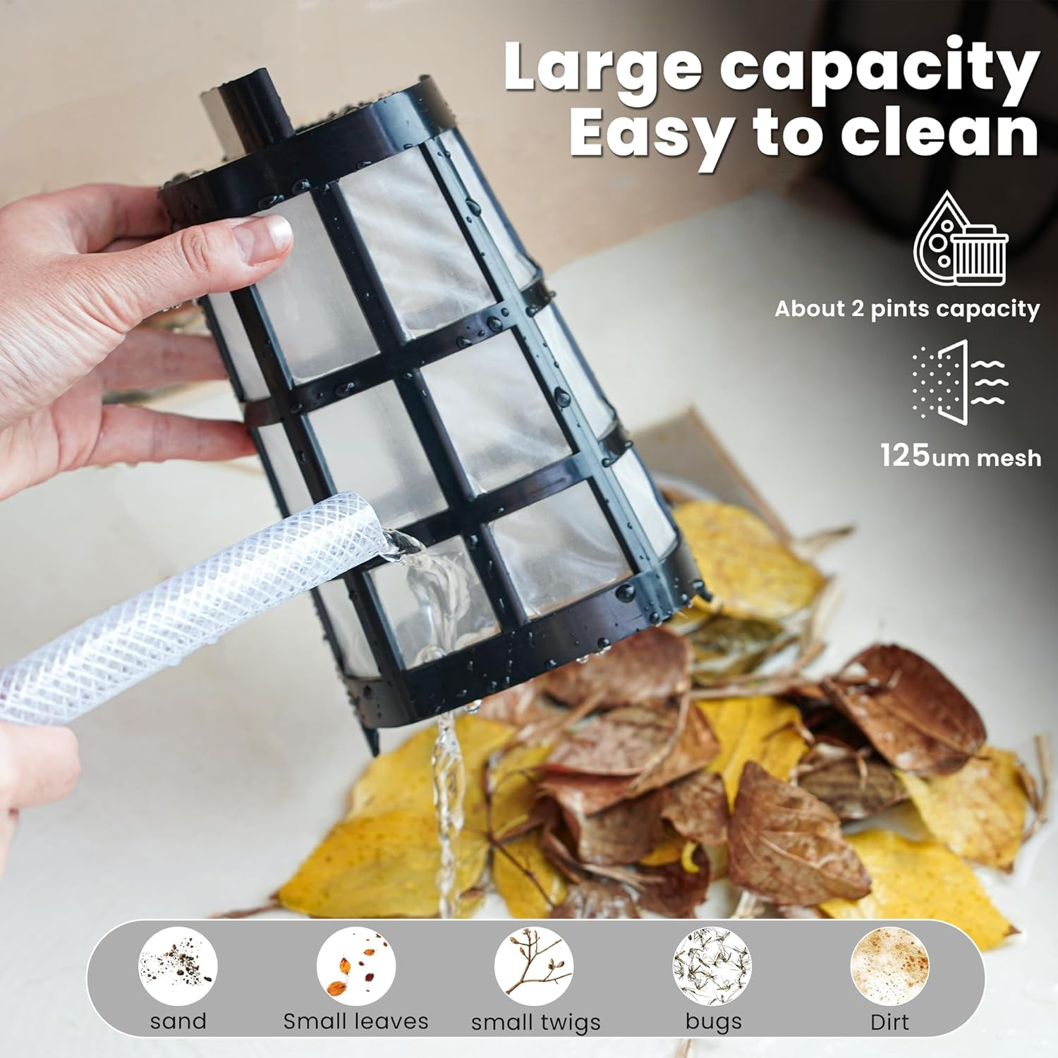 EFURDEN Pool Vacuum for above Ground Pool, Cordless Handheld Rechargeable Pool Cleaner with Running Time up to 90 Minutes for Sand and Debris, Ideal for In-Ground Pools, Spas, and Hot Tubs (Blue) - Blue image number 3