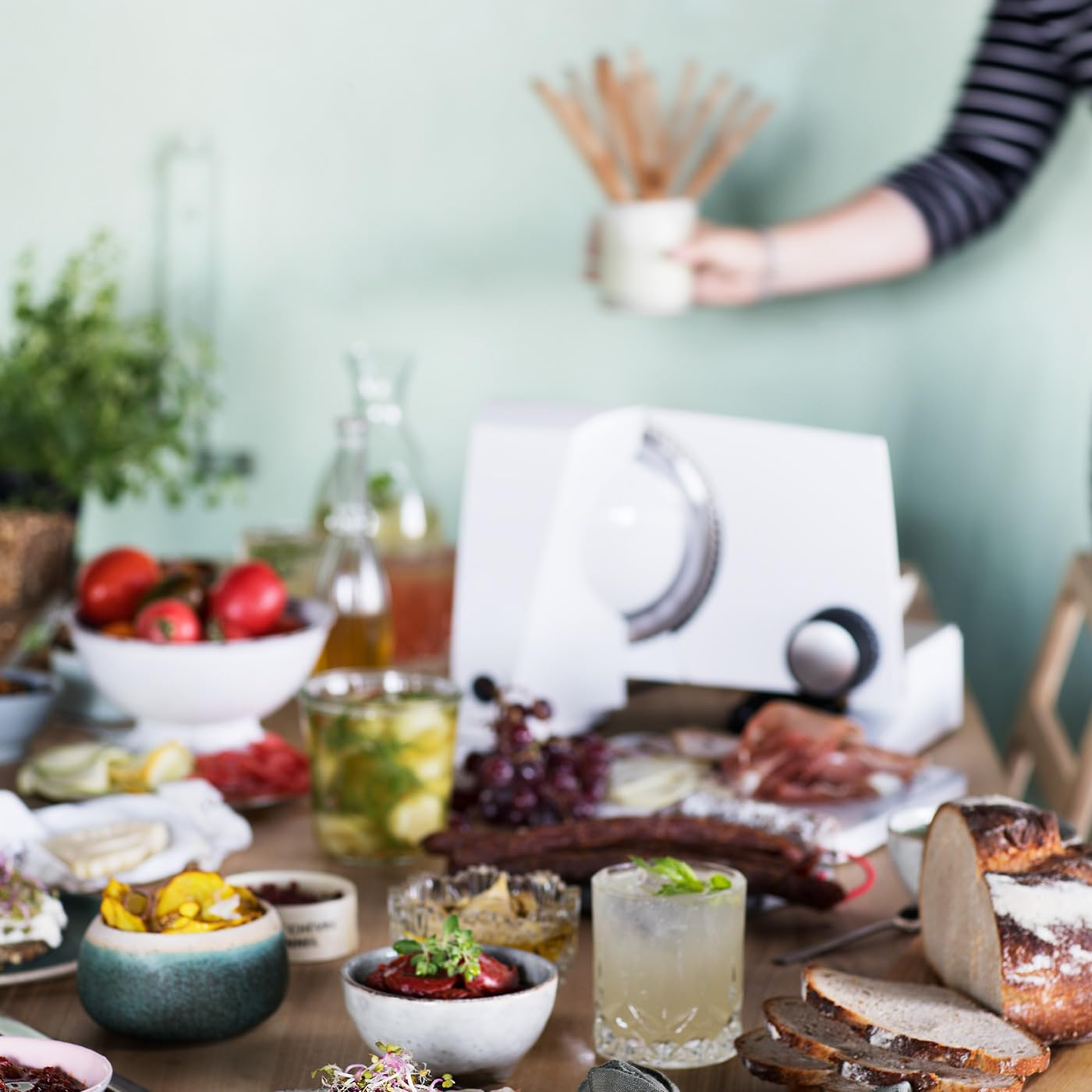 GRAEF. S10001 White Metal Slicer - Red image number 5